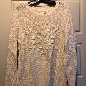 Lauren Conrad Snowflake Sweater